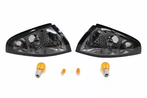 Smoked Crystal Front Corner Signal Lights For NISSAN SKYLINE R32 GTS~1989~1994~ - Picture 1 of 3