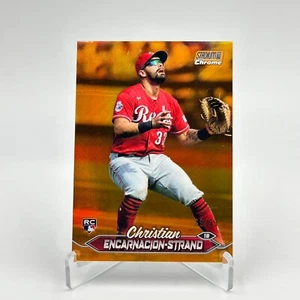 2024 Topps Stadium Club Chrome Orange Ref #5 Christian Encarnacion-Strand RC /99 - Picture 1 of 2