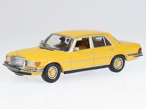 Mercedes W116 450 SEL S-Class 1975 yellow diecast modelcar IXOCLC330 IXO 1:43
