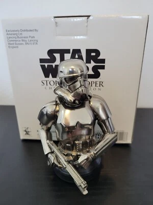 Busto de soldado de asalto suave gigante de Star Wars plateado cromado Reino Unido Exclusivo /2500 Foto 1 de 4