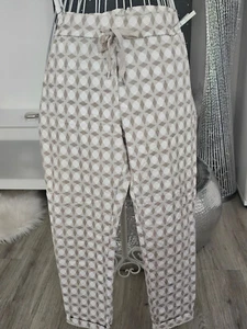 Jogpants sand/beige, Allover Muster, Einheitsgröße - Bild 1 von 6