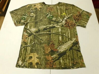 Kids Mossy Oak Break Up Infinity Camo Deer Hunting Short Sleeve Shirt 3XL 20-22 - Image 1 of 4