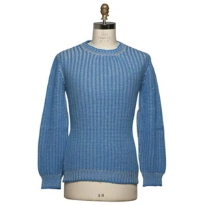 NUEVO SUÉTER KITÓN CUELLO REDONDO 100% Cachemira TALLA 40 EE. UU. 50 EU M S21M645 - Imagen 1 de 5
