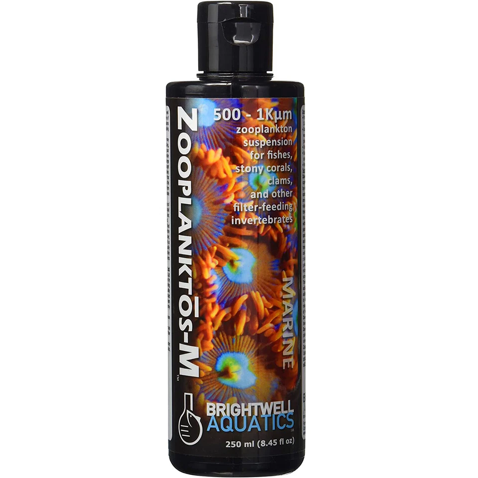 Alimento líquido zooplancton Brightwell Aquatics Zooplanktos-M 250 ml arrecife de coral Foto 1 de 1