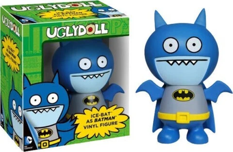 Funko Uglydoll DC Comics Ice-Bat as Batman Vinyl Figure 4.5" Ugly Doll New NIP Cover