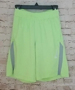 Nike DriFit Boys Sz Small Basketball Shorts Neon Green Mesh Pockets Drawstring - Picture 1 of 9