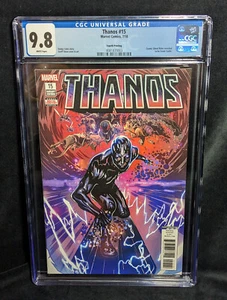 Thanos 15 CGC 9.8 4th Print Silver Surfer Black Frank Castle Cosmic Ghost Rider - Picture 1 of 3