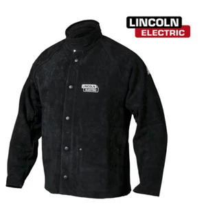 Giacca per saldatura originale Lincoln K2989-L resistente in pelle, taglia large - Foto 1 di 2