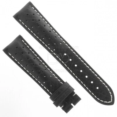 Frederique Constant Cinturino FCS-BW21x18 pelle forata Nera 21-18 mm. Foto 1 de 4