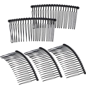 5 Pieces 20 Teeth Hair Clip Combs Metal Wire Hair Combs Wire Twist Bridal Weddin - Picture 1 of 12
