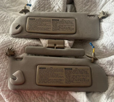 Lexus SC300 SC400 1992-2000 conductor pasajero parasol par beige OEM Foto 1 de 4