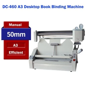 220V 500W DC-460 A3 Desktop Hot Melt Glue Book Binding Machine Glue Binder - Picture 1 of 7
