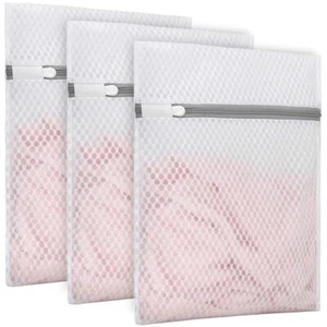 Bolsas de lavandería duraderas de malla de panal de 3 piezas para delicados 9 X 12 pulgadas (3 pequeñas) - Imagen 1 de 6
