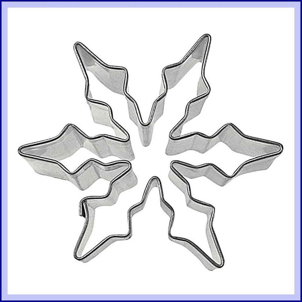 Ausstecher/Ausstechform "EISKRISTALL" 6 cm - Kristall, Schneeflocke - Bild 1 von 1