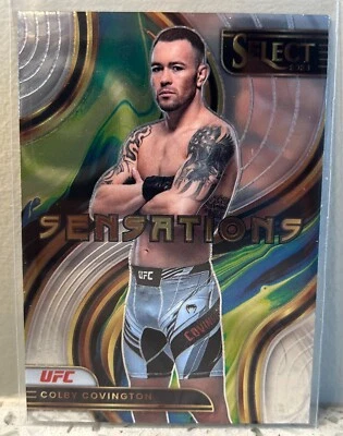 2023 Panini Select UFC Colby Covington Sensations Insert #9 - Image 1 of 2