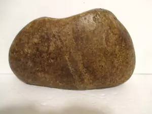 VINTAGE ROCK STONE VASE? HEAVY LOOKS LIKE A BAKED POTATO DECORATIVE PIECE LOOK! - Picture 1 of 11