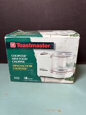 Toastmaster 1115 Chopster Mini Food Chopper-New Opened Box