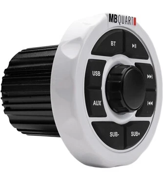 MB Quart GMR-1.5W Marine Gauge Recevier w/Bluetooth/USB/Aux For ATV/UTV/RZR - Image 1 of 4
