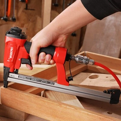 Pneumatic 20GA Staple Gun T50 Upholstery Stapler 1260pcs Staples 200PCS Capacity - Image 1 of 4