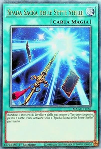 YU-GI-OH! MAGO-IT150 Spada Sacra delle Sette Stelle rara 1°ediz. ita yugioh - Imagen 1 de 1