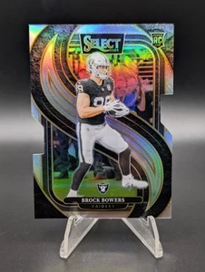 Brock Bowers 2024 Select Premier Level Rookie Silver Prizm Die Cut RC - Picture 1 of 2