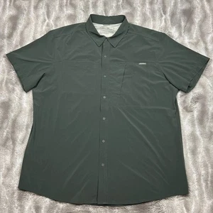 Eddie Bauer Shirt Mens Extra Large Black Slim Fit Vented Hiking Performance - Picture 1 of 11