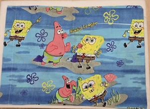 2 Vintage Sponge Bob SquarePants Patrick Nickelodeon Pillow Cases Standard Nwot - Picture 1 of 4