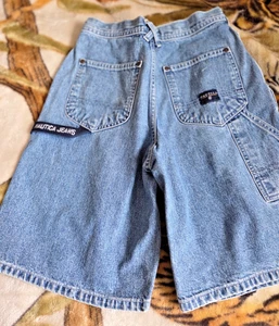 NAUTICA  Cotton Boys Shorts Blue Denim Carpenter Size 12 - Picture 1 of 6
