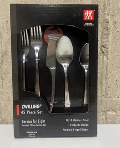 ZWILLING J.A. Cubiertos Henckels Bellasera satinados 45 piezas acero inoxidable 18/10 - Imagen 1 de 3