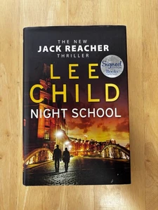 Night School - Lee Child - SIGNED Hardback Book - Jack Reacher - Picture 1 of 4