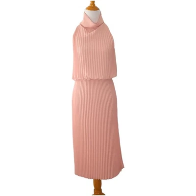 Vestido Aritizia Babaton Bautista Acordeón Plisado Rosa Sin Mangas Mujer XXS Foto 1 de 4