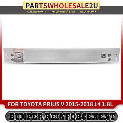Refuerzo de parachoques delantero de aluminio para camioneta Toyota Prius V 2015-2018 L4 1,8 L Foto 1 de 4