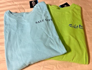 Salt Life Boy's Live Salty Long Sleeve Cotton T-Shirt NWT Size XL - Picture 1 of 8