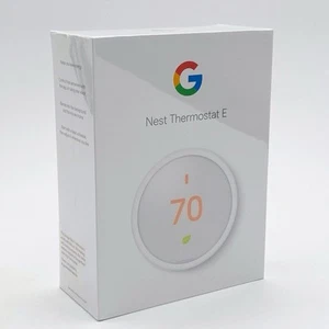 Google T4000-ES Nest Termostato E Blanco Modelo A0063 Sellado de Fábrica Ahorro de Energía - Imagen 1 de 6