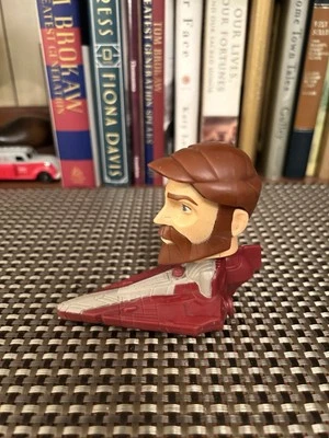 Boneco de brinquedo Obi Wan Kenobi 2008 Star Wars McDonalds Bobble Head - The Clone Wars - Imagem 1 de 4