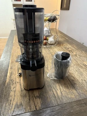AMZCHEF Cold Press Juicer, Juicer Machines - 4.6" Large Feed ZM1902 Whole Fruits - Image 1 of 4