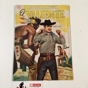 1963 SPANISH MEXICAN COMICS EL VALIENTE #152 JOSE G CRUZ JGC COMIC MEXICO - Bild 1 von 7