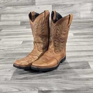 Laredo Cowboy Western Boots 8.5M Distrssed - Picture 1 of 18