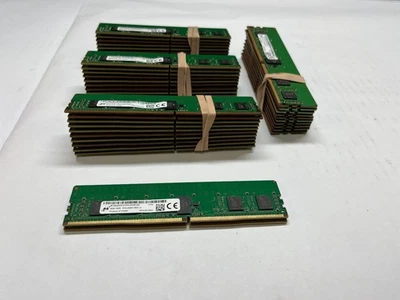 Lot of 42 - 4GB DDR-4 2400T ECC REG.Micron - MTA9ASF51272PZ-2G - Image 1 of 4