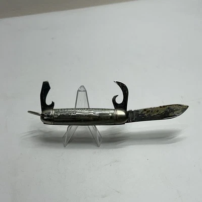 VINTAGE IMPERIAL PROV RI USA KAMP KING BOY SCOUT POCKET KNIFE - Image 1 of 4