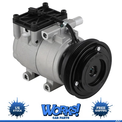 AC A/C Compressor for Hyundai Elantra Tiburon 1998-2001 2.0L Foto 1 de 4