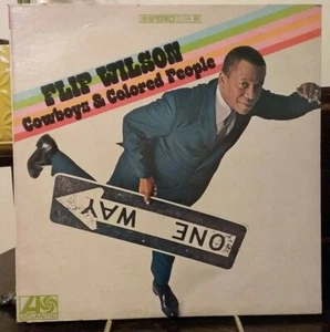 Flip Wilson Comedy COWBOYS AND COLORED PEOPLE Vinyl 1969 - Picture 1 of 9