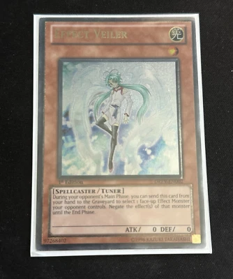 Yugioh 1x Effect Veiler DREV-EN002 Ultimate Rare 1st Edition NM - Image 1 of 4
