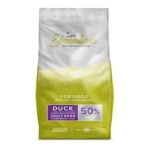 Edmondson's Grain Free Adult 50% Duck with Sweet Potato High Meat Dog Food 6kg - Picture 1 of 4