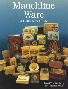 Antique Mauchline Ware Wood Box Guide Snuff Sewing Etc - Picture 1 of 6