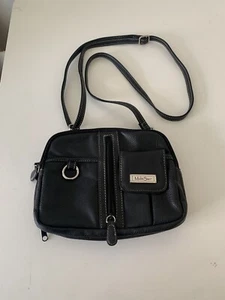 MultiSac Small Crossbody Handbag Purse Black Organizer Bag Excellent Condition - Picture 1 of 8