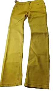 28" Juniors Womens Free People Yellow Denim - Picture 1 of 11