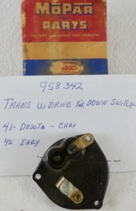 1941 1942 Chrysler Desoto NOS MOPAR Transmission Underdrive Kickdown Switch - Bild 1 von 2