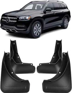 Genuine Molded Splash Guards Mud Flaps FOR 2020-2024 Mercedes Benz GLS 450 X167 - Picture 1 of 3