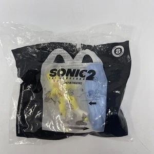 Sonic The Hedgehog 2 YELLOW SUPER SONIC #8 McDonald's 2022 Happy Meal Toy *NEW* - Picture 1 of 2